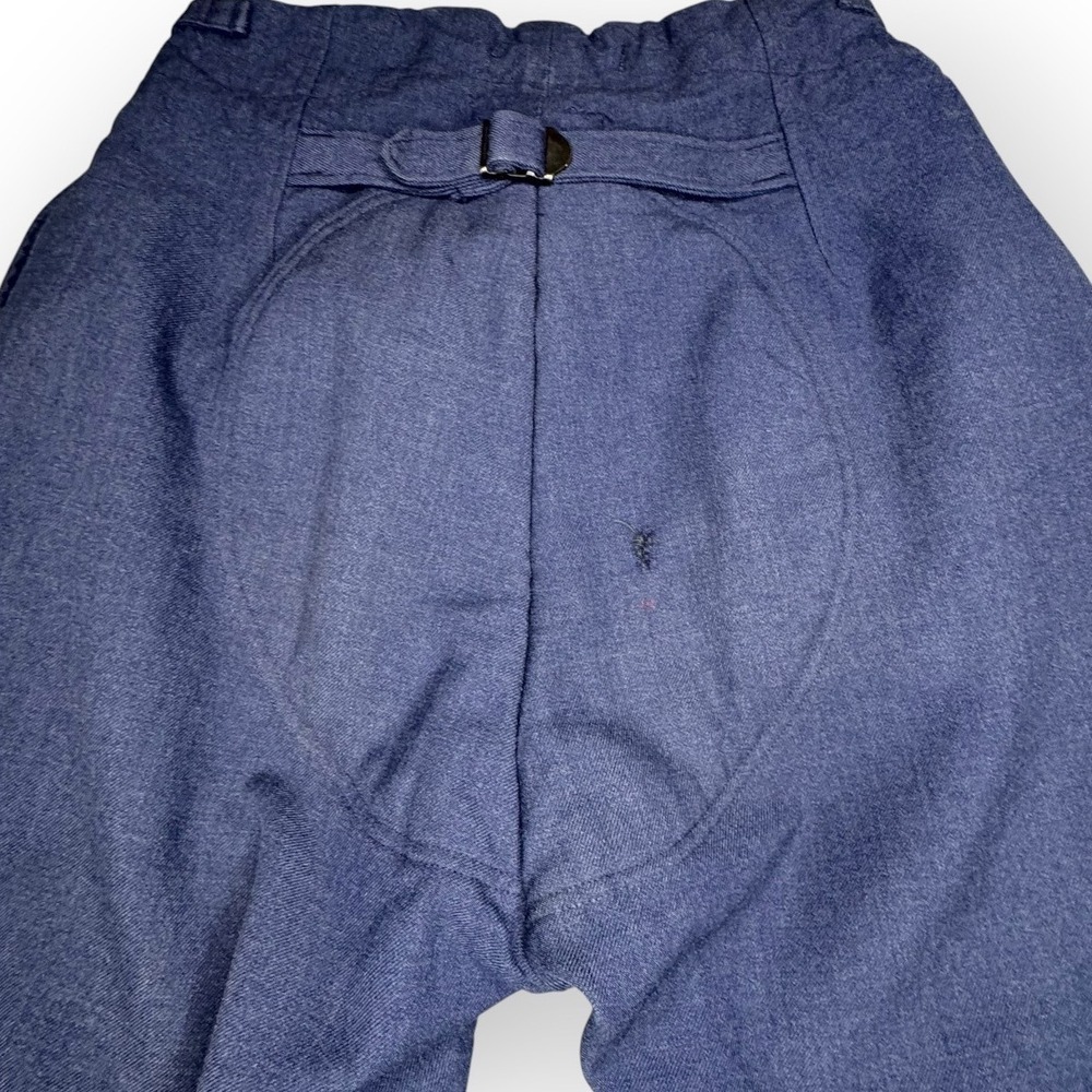 Vintage 1950's LW Foster Type F-1A Inner Flying Trousers Blue Military Pants - Picture 7 of 11